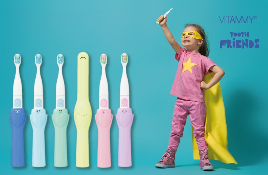 bunte Zahnbürsten für Kinder